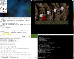 Captura del Siemens RTL Tiled Window Manager